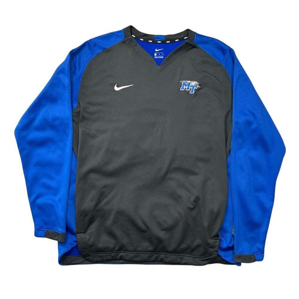 Nike Middle Tennessee 1/4 Zip Pullover Mens Size XL Performance Athletic Sweater